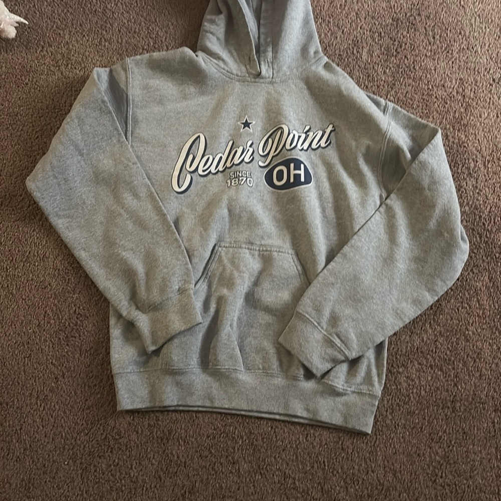 Light Gray Oklahoma Script Hoodie